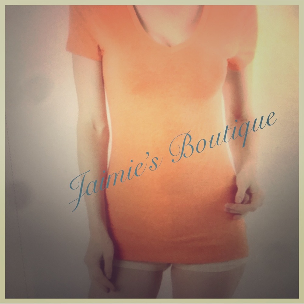 Heathered V-Neck Tee All Sizes